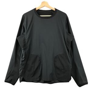 Lululemon Athletica Long Sleeve Crew Neck Pullover T-Shirt Black Size M